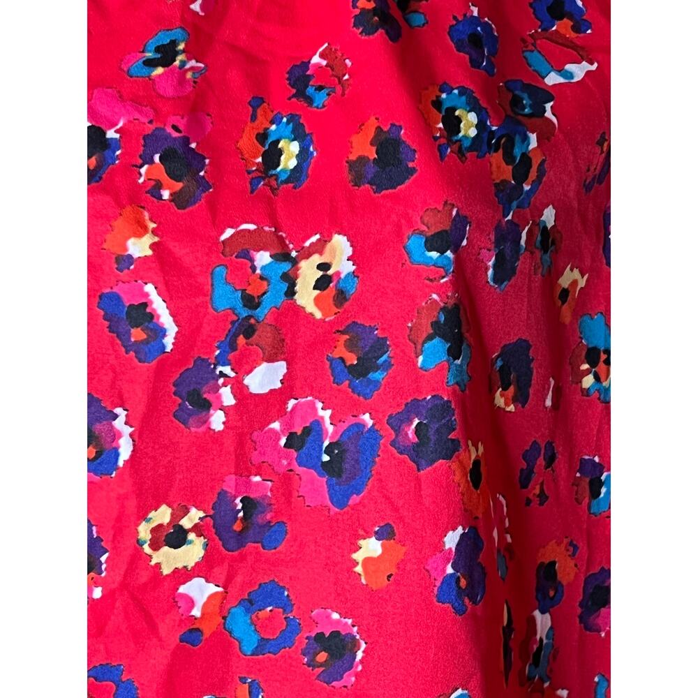 Jason Wu Red Leopard Print Tank Top 2 - image 5